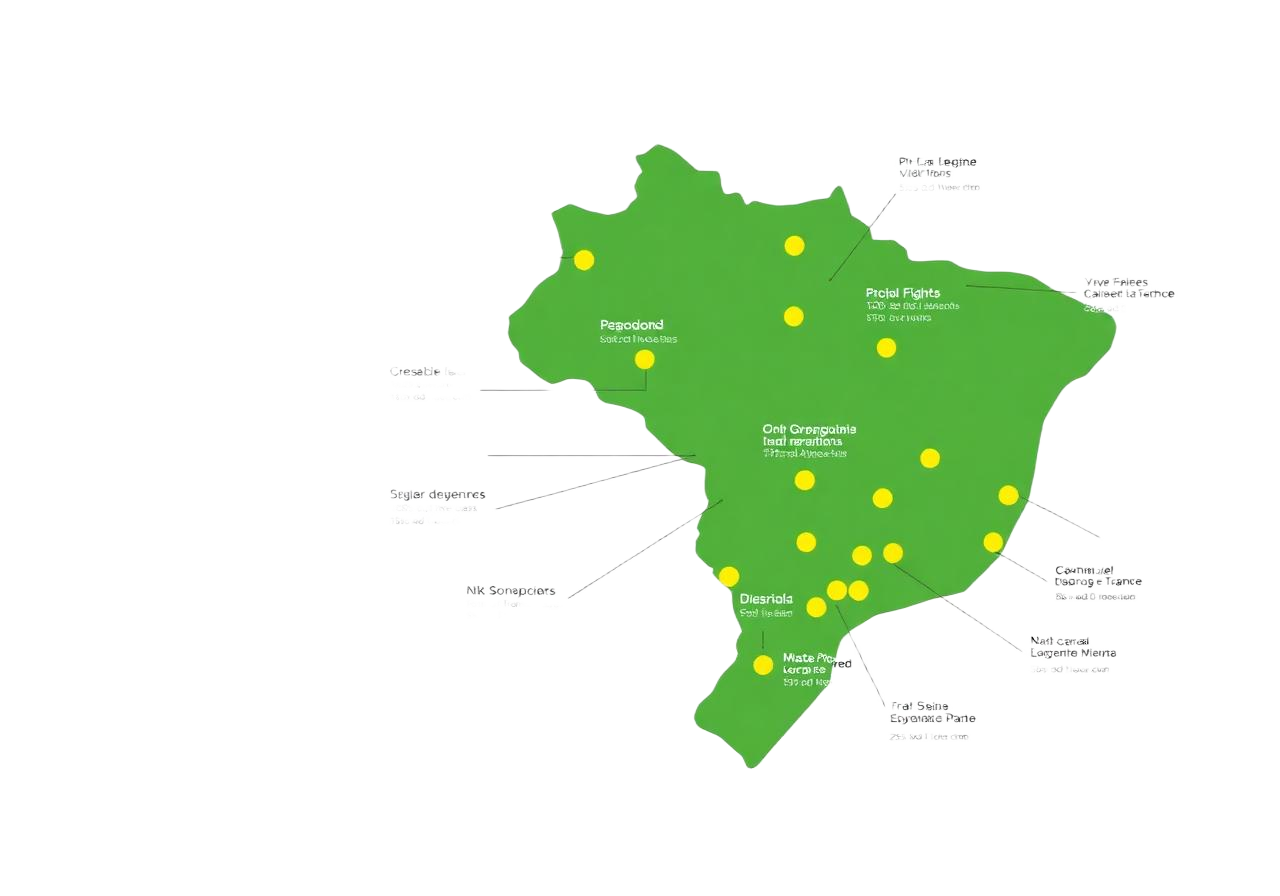 Mapa de unidades no estado de São Paulo
